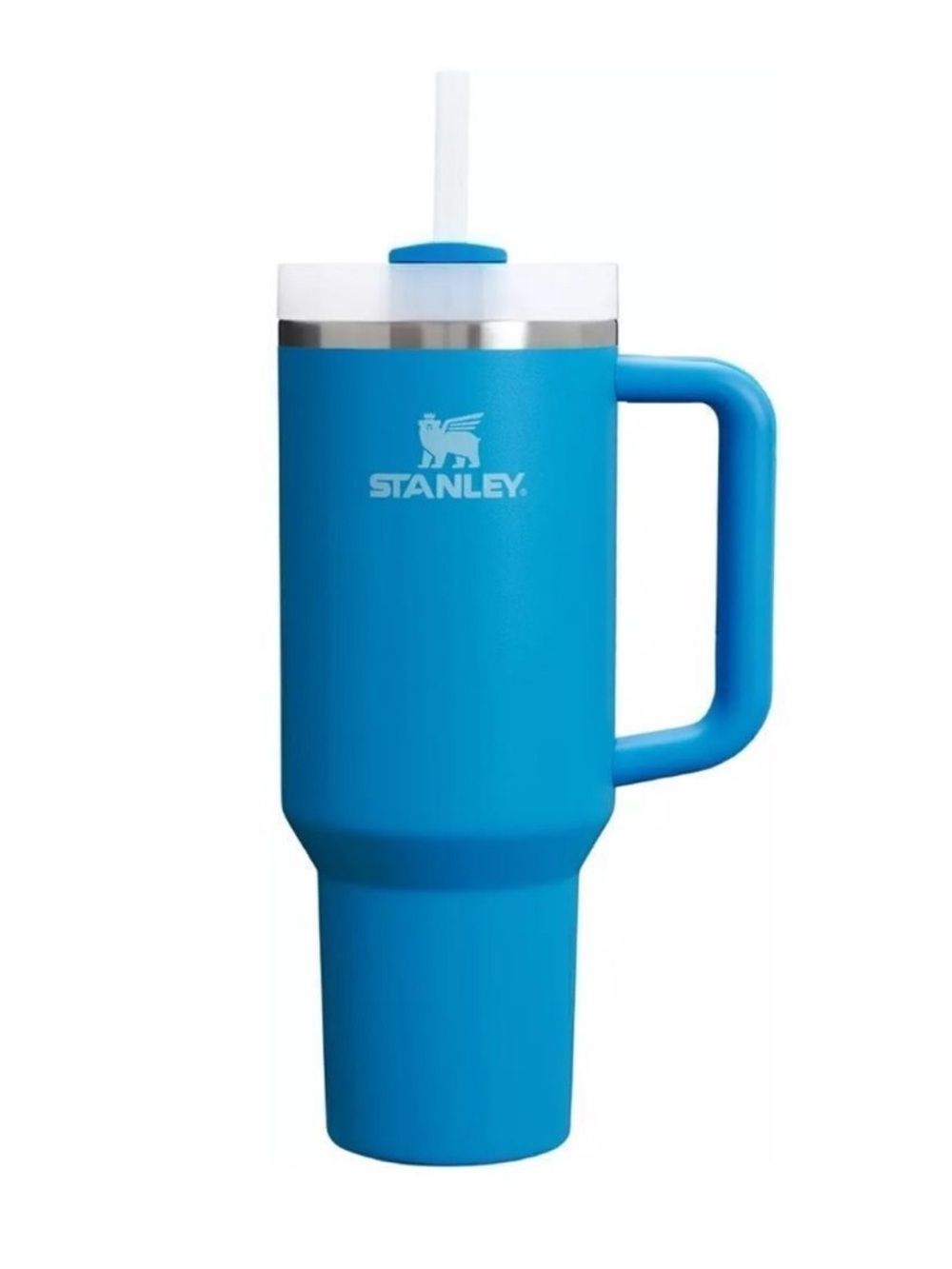 STANLEY THE FLOWSTATE BLUE WHITE 40 OZ 1.18 L QUENCHER H2.0 TUMBER
